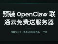 预装 OpenClaw:联通云免费送1个月4核8G服务器
