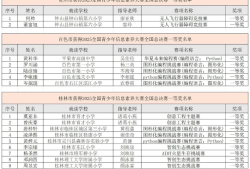2025全国青少年信息素养大赛广西获奖名单