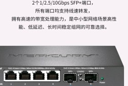 百元万兆网管交换机：2个万兆SFP+4个2.5G电口,水星SE106 Pro
