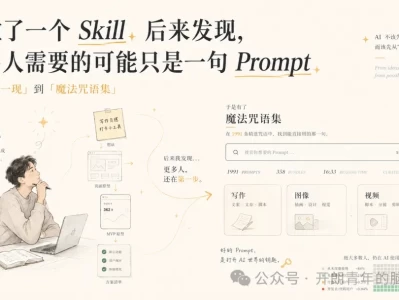 我做了一个 Skill，后来发现，更多人需要的可能只是一句 Prompt