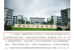 2025 年广西多校科技特长生招生启动！多所重点中学报名通道已开启，附核心报考条件