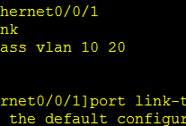 eNSP模拟器Vlan配置中Access端口与Trunk端口类型转换方法