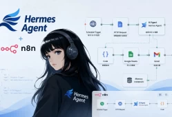 n8n+Hermes Agent打通建筑趋势日报：一次真实踩坑复盘