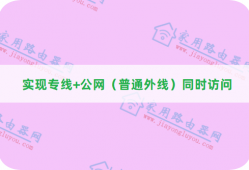 磊科NBR100企业路由器专线和外网正常访问设置教程