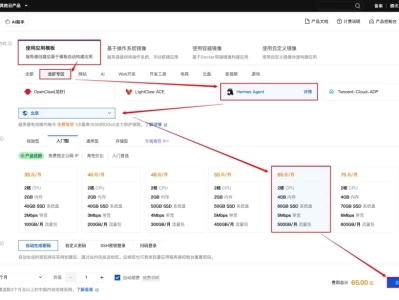 腾讯云率先支持Hermes Agent云端快速部署