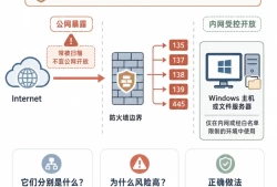为什么135、137、138、139、445端口必须关闭