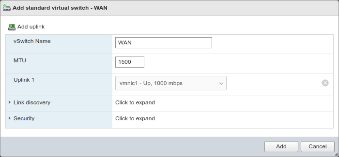 在vSphere / ESXI上安装pfSense防火墙教程