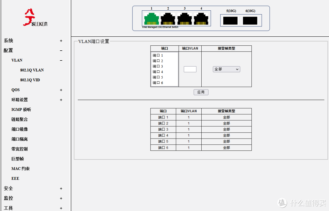 兮克SKS3200M-4GPY2XF万兆上联二层网管交换机设置