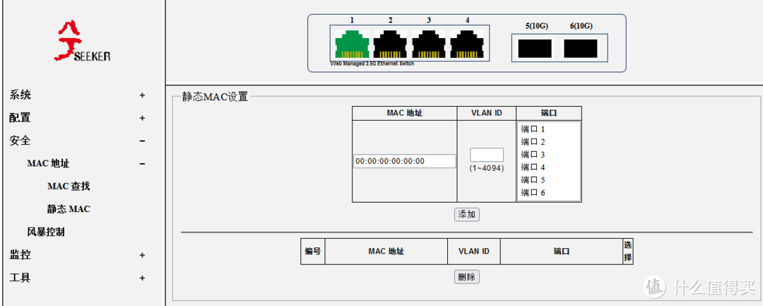 兮克SKS3200M-4GPY2XF万兆上联二层网管交换机设置