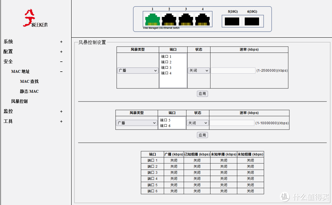 兮克SKS3200M-4GPY2XF万兆上联二层网管交换机设置