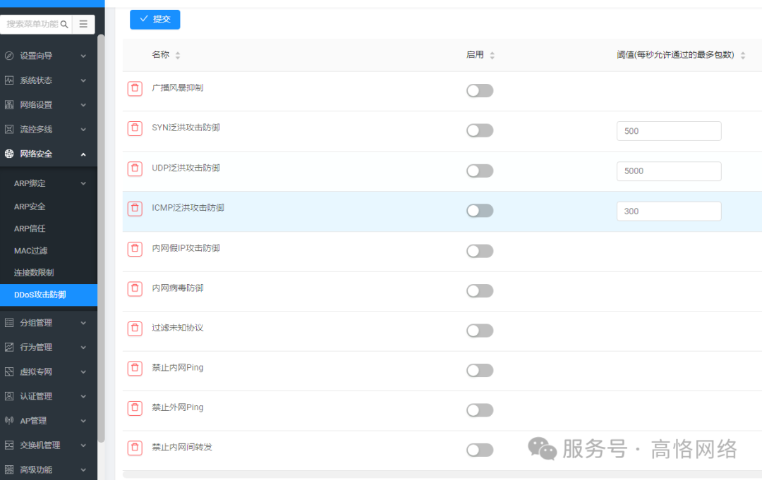 高恪路由器操作手册（网络安全）