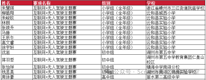 2025全国青少年信息素养大赛总决赛-一等奖名单