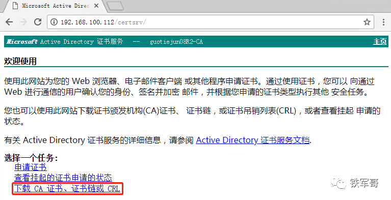 Windows Server配置生成认证证书