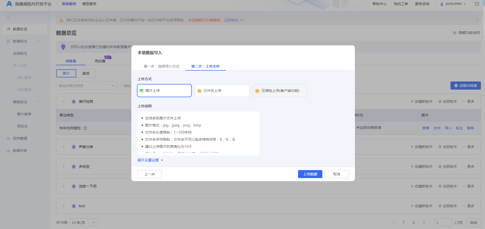 海康威视AI开放平台：养猪场猪只逃窜检测分析模型训练实操