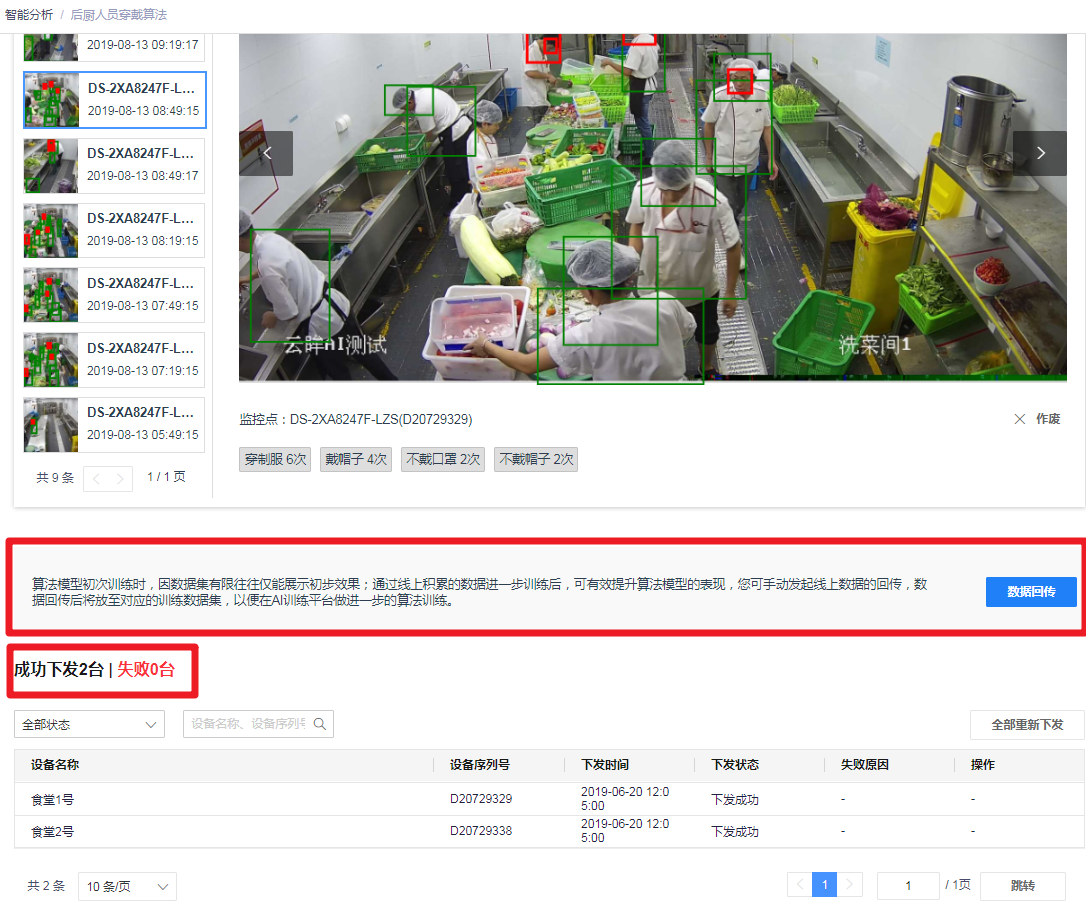 云眸智能分析功能模块对接海康威视AI训练平台详解