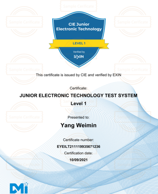 中国电子学会与EXIN的战略合作:EXIN青少年信息科学国际鉴定认证 第14张 中国电子学会与EXIN的战略合作:EXIN青少年信息科学国际鉴定认证 第14张