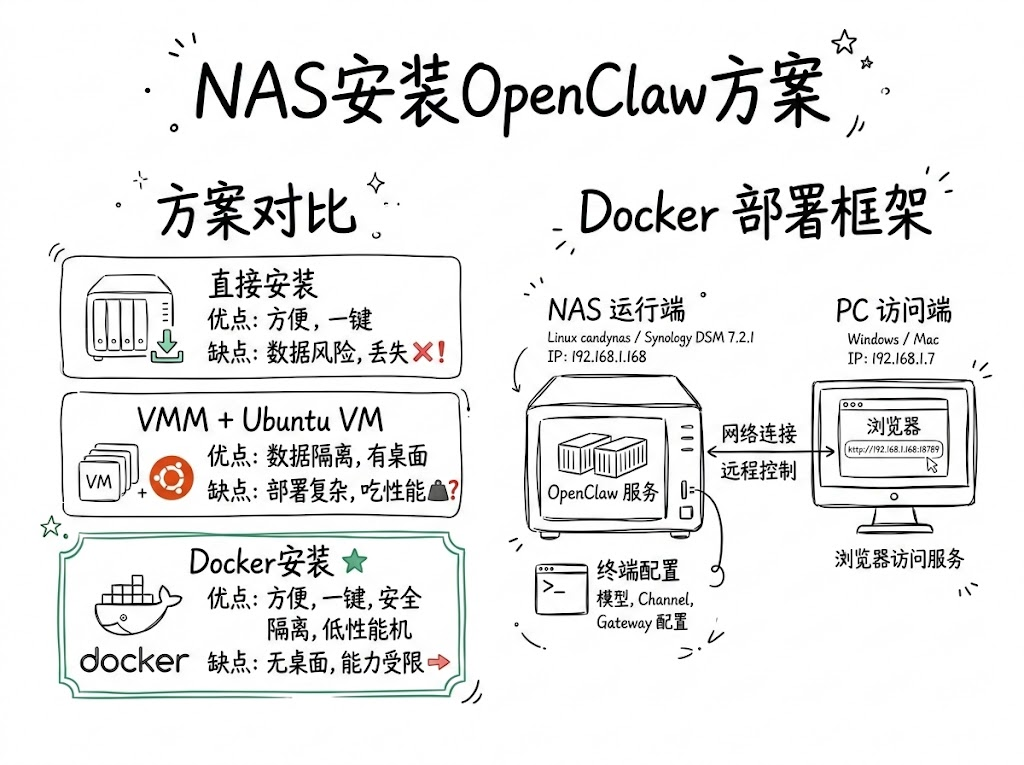 OpenClaw实战：NAS配置从0到1详细教程及踩坑记录