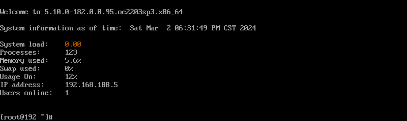 华为欧拉openEuler-22.03-LTS-SP3 系统安装教程