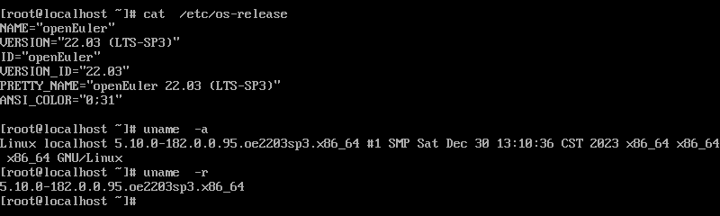 华为欧拉openEuler-22.03-LTS-SP3 系统安装教程