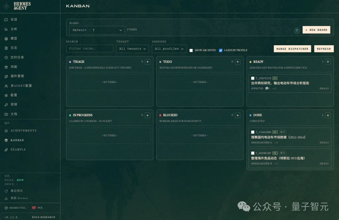 Hermes Agent v0.13.0 实战:说一句话,AI帮你组了个小团队  第2张