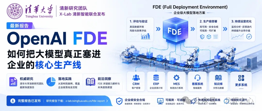 清华报告:OpenAI FDE 如何把大模型真正塞进企业的核心生产线
