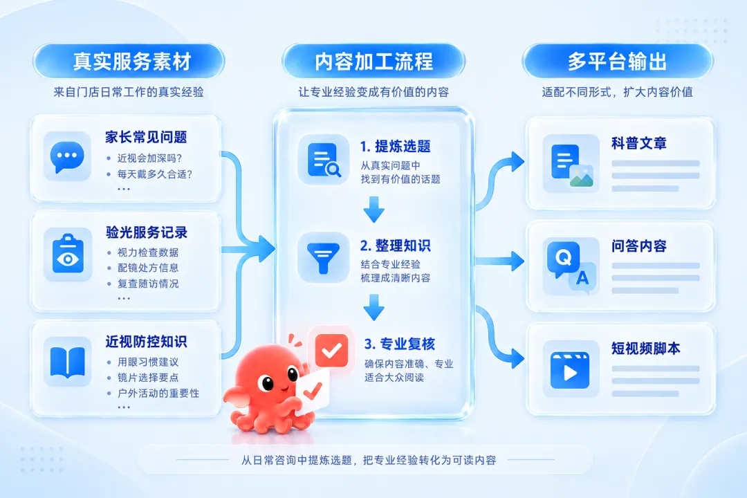 一家眼镜小店的AI转型:用Octop提升经营管理效率 第4张 一家眼镜小店的AI转型:用Octop提升经营管理效率 第4张