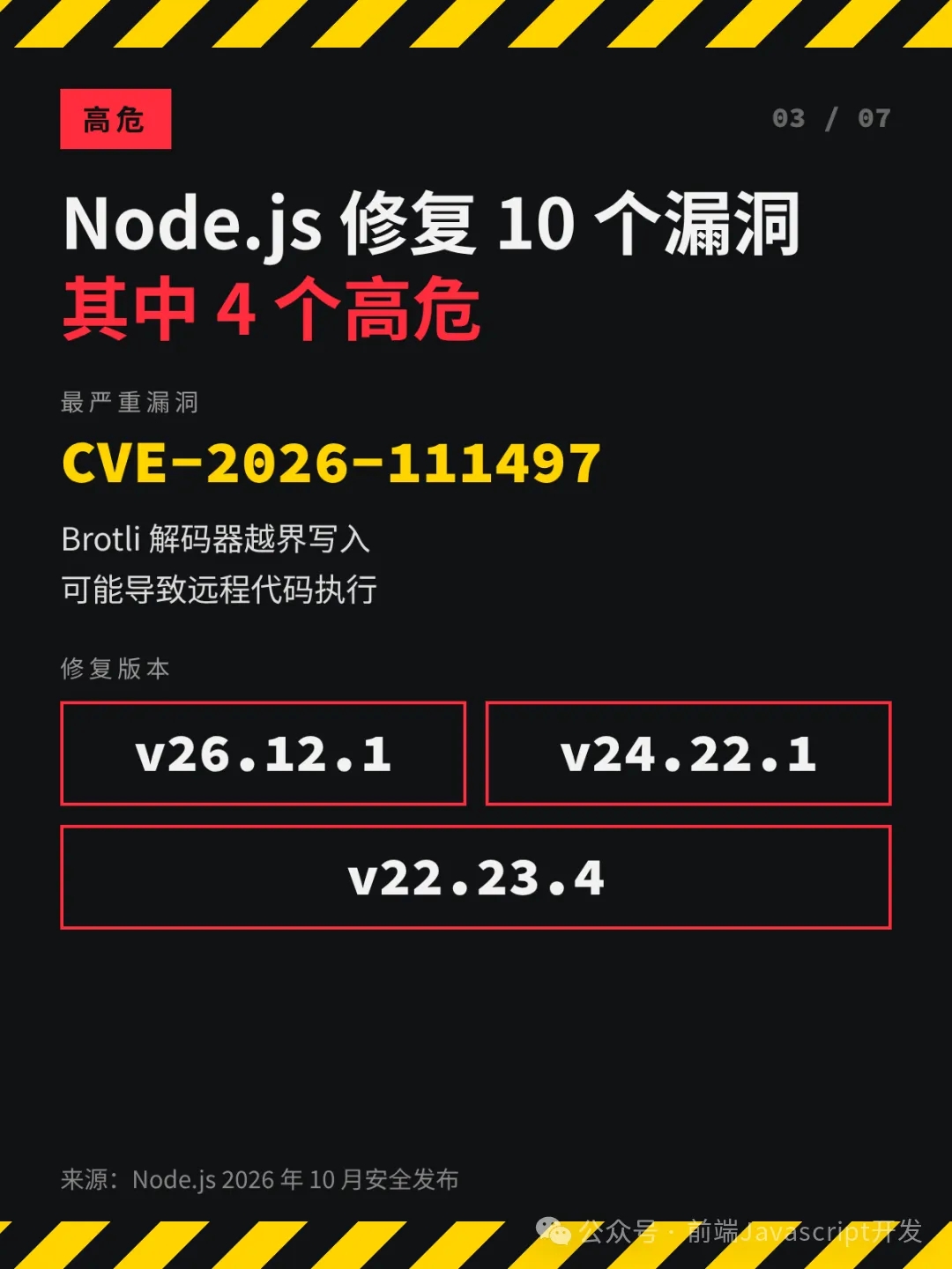 PHP、Java、Node.js 都中招,快升级! 第3张 PHP、Java、Node.js 都中招,快升级! 第3张